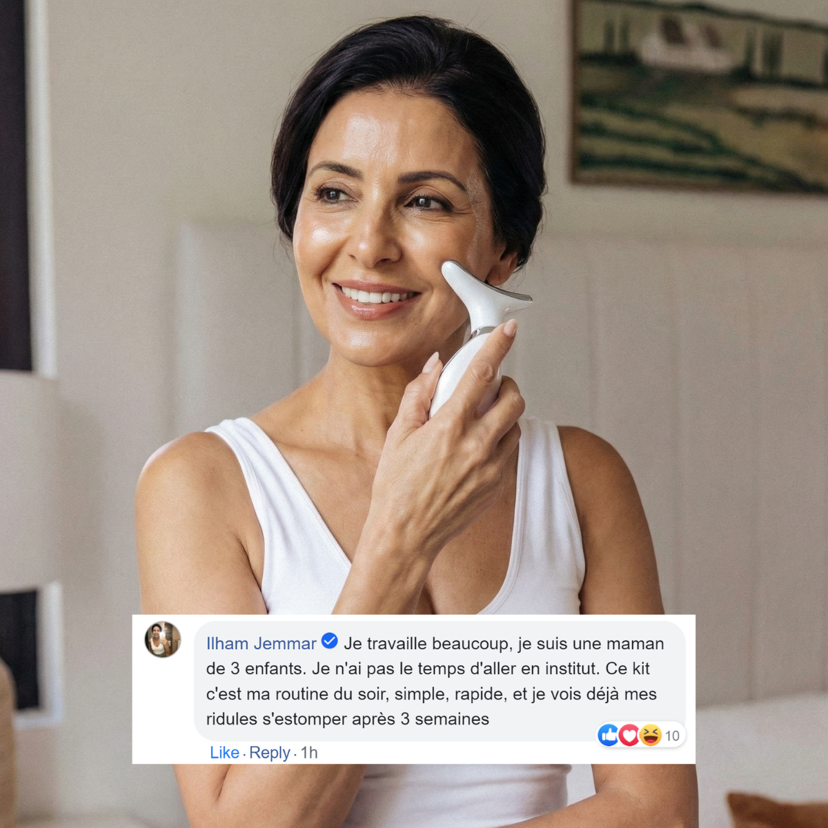 MINERVA Protocole Lifting & Fermeté (EMS + lumière rouge + rétinol 0.3%)