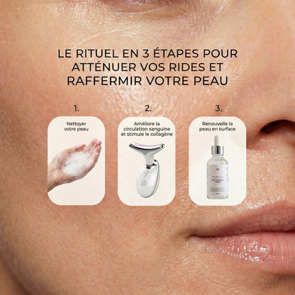 MINERVA Protocole Lifting & Fermeté (EMS + lumière rouge + rétinol 0.3%)