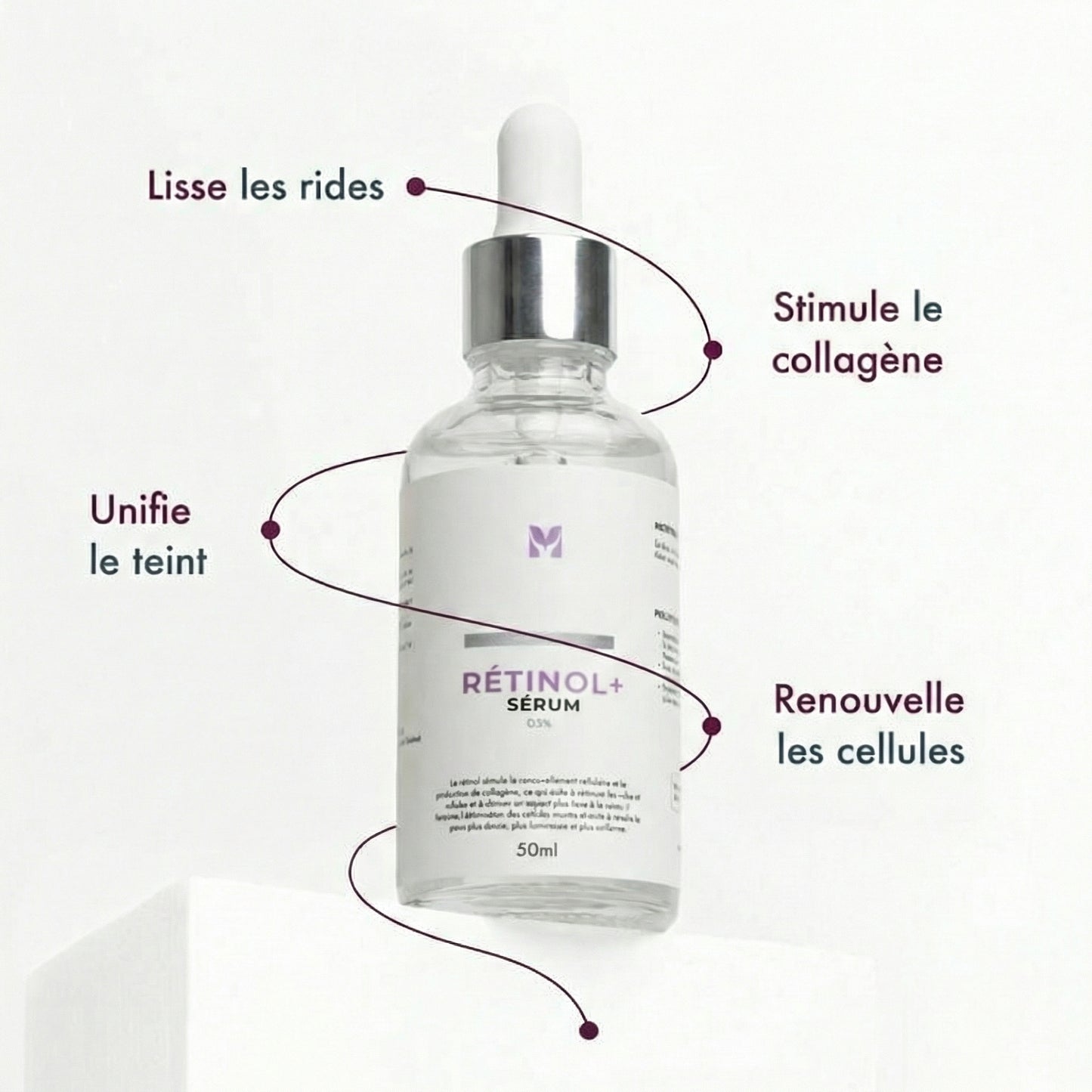 MINERVA Protocole Lifting & Fermeté (EMS + lumière rouge + rétinol 0.3%)